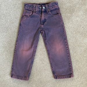 550 Slim Relaxed Fit, stained pink, 3T